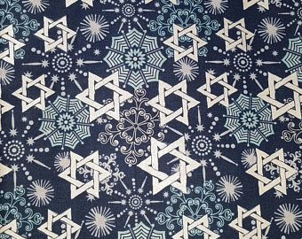 Star of David Fabric for Masks